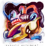 8 Captivating and Powerful Reasons Young Art Collectors Are Transforming the Art World — From Pop Surrealism to AI Art 14 Digital artwork by Hans Kristo from the Romantic Grotesque collection, featuring distorted and unusual surreal forms combined with expressionist, abstract, and pop surrealism styles.