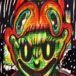 A mysterious figure named Veilmonger draped in dark flowing veils with piercing eyes, set in a misty fantasy environment.